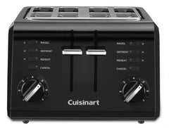 4 Slice Compact Plastic Toaster