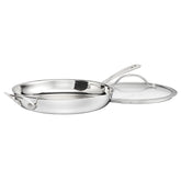 PureCladâ„¢ Triple-Ply 12" Stainless Steel Skillet with Helper Handle and Cover