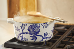 Caskata™ 5 Qt. Round Covered Casserole - Floral Landscape