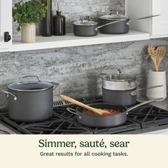 17 Piece Chef’s Classic ™ Nonstick Hard Anodized Set