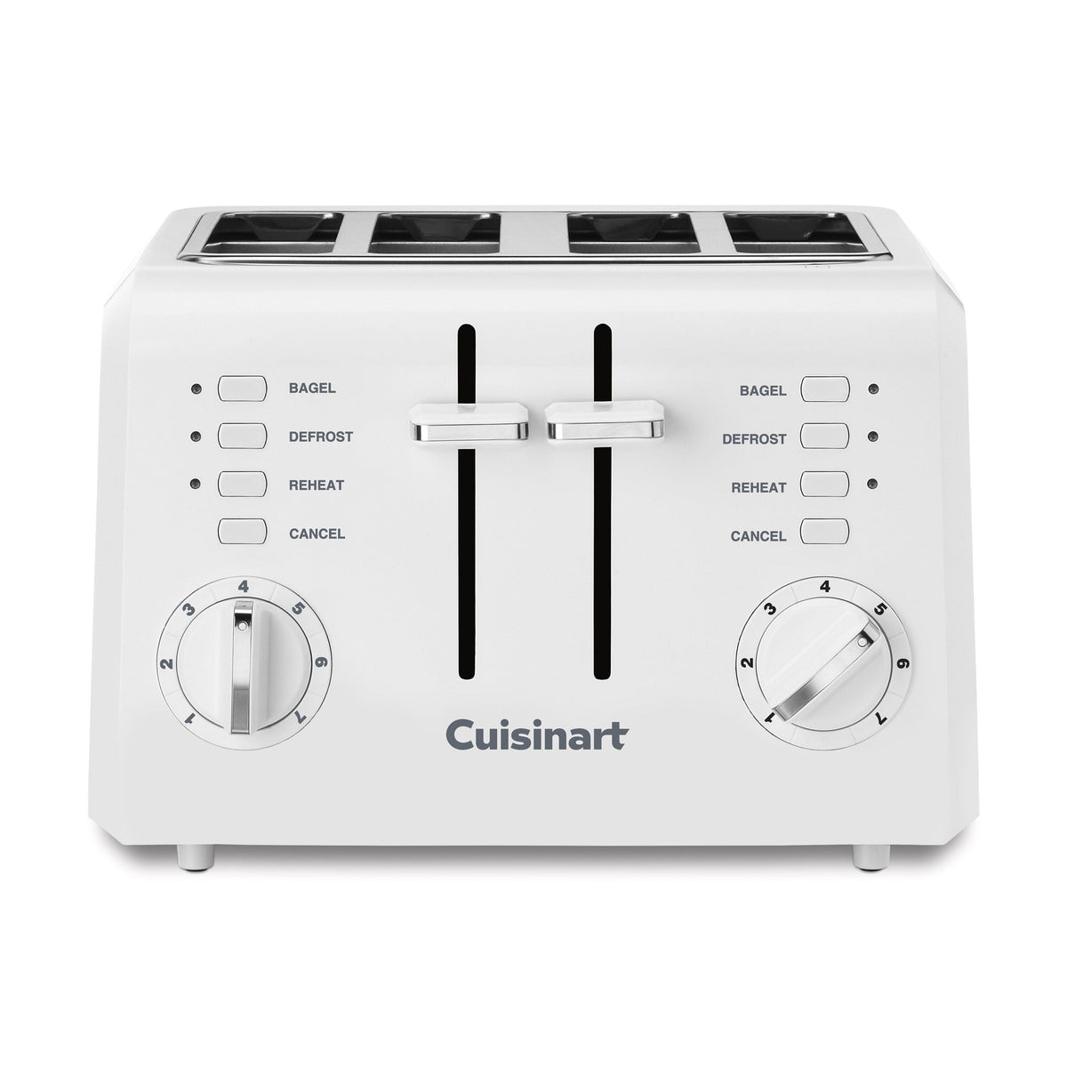 4 Slice Compact Plastic Toaster